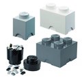 LEGO Classic, Zestaw Pojemników, 4W1, Szare, 40150003 - LEGO